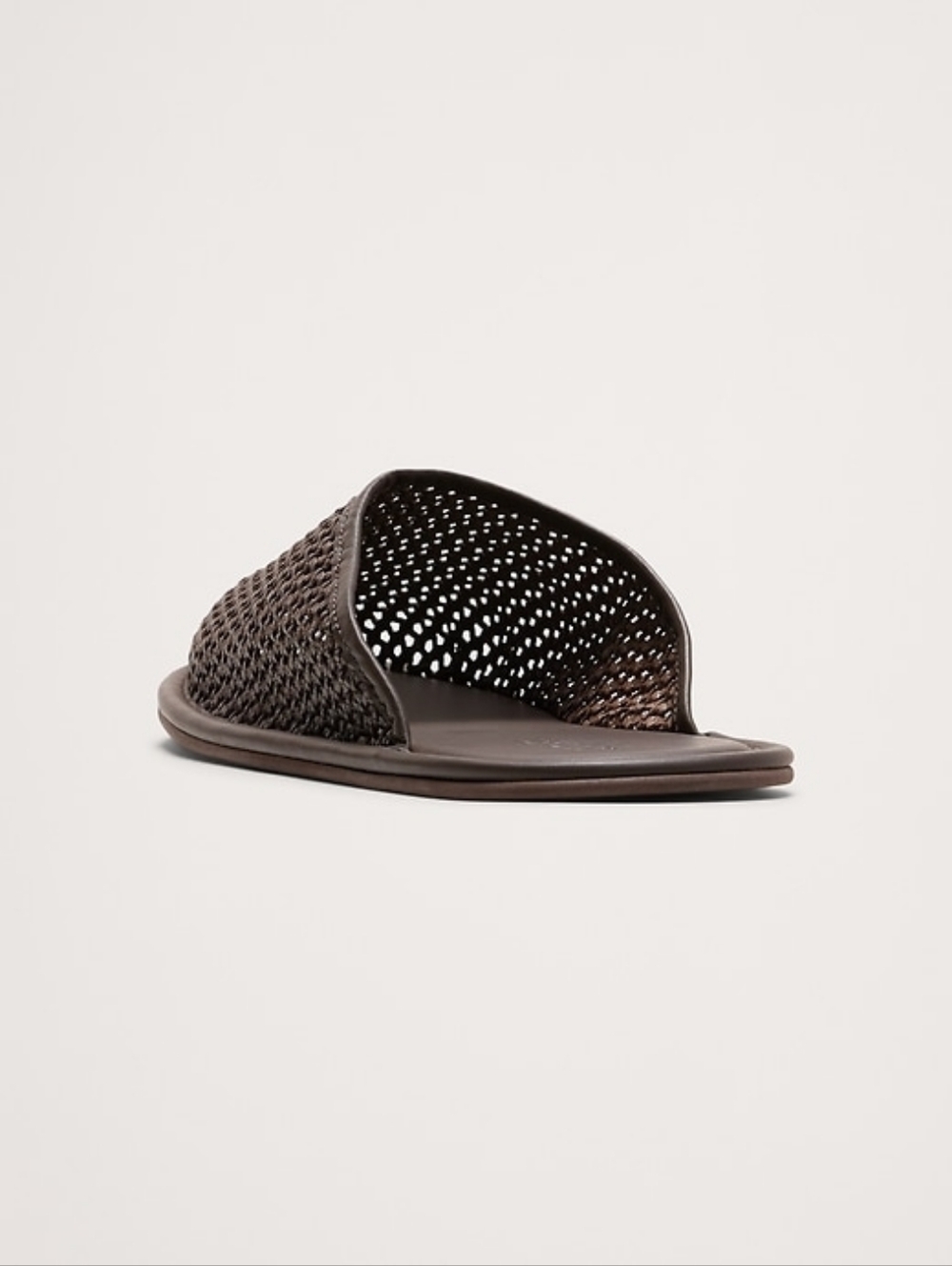 NIB Crosby Square Men's Dark Brown Woven Slide Size 11 - Picture 5 of 7